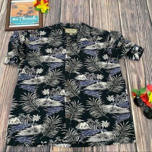 Palm Island Tropical Button Down Shirt